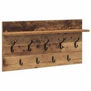 vidaXL Regal Wandmontierter nachttisch Altholz 80 x 40 x 12 cm Holzwerkstoff,...
