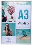 EXACOMPTA Zeitungsst&auml;nder 12x Fotorahmen A3 aus Aluminium, Exacryl - Kristall -