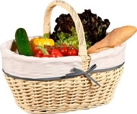 KESPER&reg; Einkaufskorb mit Textilfutter, mit Griff
