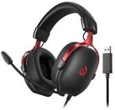 QCY QCY Heroad VN200 Gaming Headset Schwarz Rot On-Ear-Kopfh&ouml;rer