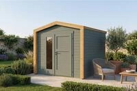 weka Gartenhaus Killarney, BxT: 261x263 cm, Doppelt&uuml;r, 1 1/2 Seite mit Fenster