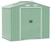 Outsunny Ger&auml;tehaus mit Schiebet&uuml;ren, Bodenrahmen, BxT: 213x130 cm, (Set, 1...