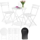 KESSER Bistrotisch, Bistro-Set 3-teilig Bistrotisch mit klappbaren St&uuml;hlen