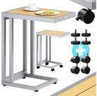 Casaria Beistelltisch, 50x40x66cm WPC Tischplatte 25kg Belastbarkeit inkl....