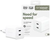 empower by PanzerGlass Turbo 45 W Charger 2x USB-C EU-Plug USB-Ladeger&auml;t