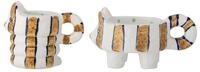 Bloomingville Kerzenst&auml;nder Bloomingville Caty Kerzenhalter, Braun, 2er Set