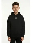 Converse Kapuzensweatshirt f&uuml;r Kinder mit Kapuze, Langarm schwarz M (134/140)
