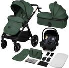 lionelo Kombi-Kinderwagen LAYLA 3IN1, (Set), 3D-Panoramabel&uuml;ftung/ XXL-Sitz/