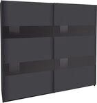 Wimex Schwebet&uuml;renschrank Altona mit Glaselementen und zus&auml;tzlichen...