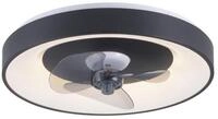 JUST LIGHT LED Deckenleuchte LED Deckenlampe Deckenventilator Venika, Bedienbar