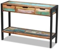 vidaXL Sideboard Sideboard mit 3 Schubladen Altholz Massiv (1 St)