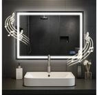 CLP Wandspiegel Jaffrey (1er), Bluetooth-Lautsprecher, Anti-Fog, LED-Licht, IP44