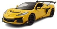 Maisto&reg; Modellauto Chevrolet Corvette ZR1 Coupe gelb schwarz, Ma&szlig;stab 1:18