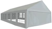 vidaXL Partyzelt Zeltstoff ohne Gestell Grau 12 x 6 m PE