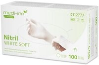 Medi-Inn Nitril-Handschuhe Nitril White Soft Einmalhandschuhe, wei&szlig;, puderfrei