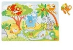 Gollnest & Kiesel Puzzle Goki Soundpuzzle Afrikanische Tiere 6tlg aus Holz...