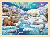 Gollnest & Kiesel Puzzle Einlegepuzzle Polarnacht, 96 Puzzleteile