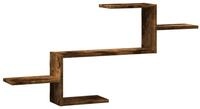 vidaXL Regal Wandregal R&auml;uchereiche 104x15x49 cm Holzwerkstoff, 1-tlg.