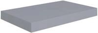 vidaXL Wandregal, Schweberegal Grau 40x23x3,8 cm MDF