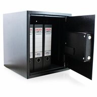 Bituxx Tresor Ordner Safe elektronisch Schwarz (MS-17337)