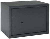 vidaXL Tresor Safe Box mit Schloss Dunkelgrau 35 x 25 x 25 cm Stahl