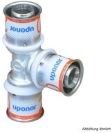 UPONOR Wasserrohr Uponor S-Press PLUS MLC T-St&uuml;ck reduziert 25 x 20 x 16mm