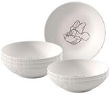 Villeroy & Boch Schale Manufacture Rock Blanc - Mickey Mouse, Porzellan, (6x...