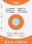 EXACOMPTA Karteikarten Karteikarten 210x297 kar perf ass 100St - Farben...