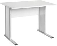 M&Ouml;BELPARTNER Schreibtisch Smileline V, rechteckig, C-Fu&szlig;, mit 16 mm starkem
