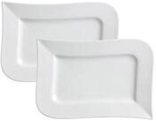 Ritzenhoff & Breker Servierplatte Melodie Servierplatten 36 x 23 cm 2er Set,