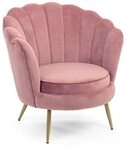 Feeling4Home Sessel Giliola in Samt-Optik, Rosa