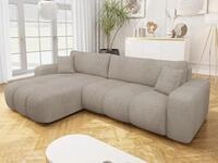 MIRJAN24 Ecksofa Fetrinu Maxi Boucle, mit Schlaffunktion und Bettkasten,...