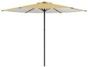 vidaXL Sonnenschirm Gartensonnenschirm 300 x 300 cm Polyester Rechtwinklig