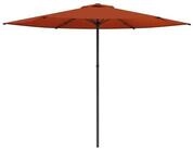 vidaXL Sonnenschirm Gartensonnenschirm 300 x 300 cm Polyester Rechtwinklig