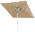 paramondo Sonnenschirm interpara Sonnenschirm, 3x3 m, quadratisch, creme,...
