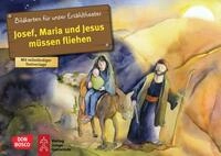 Schulbuch Josef, Maria und Jesus m&uuml;ssen fliehen. Kamishibai Bildkartenset....