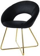 ML-DESIGN Stuhl Samtstuhl Esszimmerstuhl & Wohnzimmerstuhl mit goldenen...