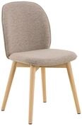 ACTONA GROUP Esszimmerstuhl 2er Set Cindy Esszimmerstuhl Boucl&eacute; beige.