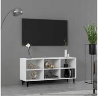 vidaXL TV-Schrank TV-Schrank mit Metallbeinen Wei&szlig; 103,5x30x50 cm