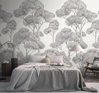 living walls Vliestapete Vibes & Styles Silvanor &ndash; Forest Sketch Fototapete,...