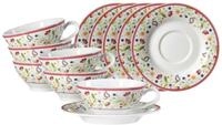 Ritzenhoff & Breker Tasse Shanti Ostfriese Teetassen mit Untertassen 100 ml,...