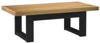 vidaXL Couchtisch Couchtisch NOAIN U-f&ouml;rmige Beine 120x60x40 cm Massivholz...