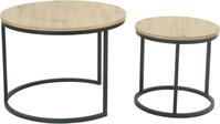 HELA Couchtisch LINDAU (Set, 2-St., 2er Set), 2er Set,Tischplatten