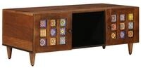 vidaXL Couchtisch Couchtisch Braun 100 x 54 x 40 cm Massivholz (1-St)
