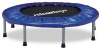 relaxdays Fitnesstrampolin Indoor Trampolin &Oslash; 95 cm, blau, 95 cm