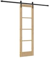 vidaXL Haust&uuml;r Schiebet&uuml;r ORKDAL Natur 61 x 198,5 cm (1-St)