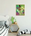 Komar Wandbild Disney Princess Tiana in Green, Disney (Set, 1 St), 50 x 70 cm...