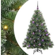 vidaXL LED Baum K&uuml;nstlicher Weihnachtsbaum mit 150 LEDs Gr&uuml;n 150 cm PE und PVC