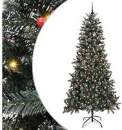 vidaXL K&uuml;nstlicher Weihnachtsbaum K&uuml;nstlicher Weihnachtsbaum Gr&uuml;n 240 cm PVC,