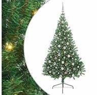 vidaXL K&uuml;nstlicher Weihnachtsbaum K&uuml;nstlicher vorbeleuchteter Weihnachtsbaum...
